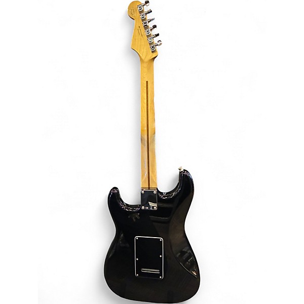 Used Fender FSR Standard Stratocaster HSS Black Solid Body Electric Guitar