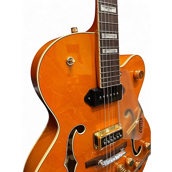 Used Gretsch Guitars G6120EC Orange Hollow Body Electric Guitar