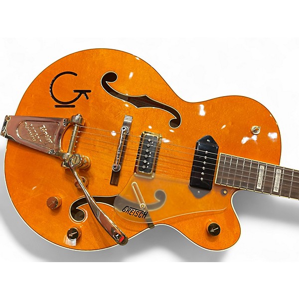 Used Gretsch Guitars G6120EC Orange Hollow Body Electric Guitar