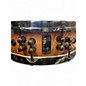 Used Mapex 14.25in Black Panther Design Lab Snare Drum Versatus Peach Burl Burst Drum