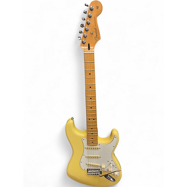 Used Fender Player II Stratocaster Hialeah Yellow Solid Body Electric Guitar