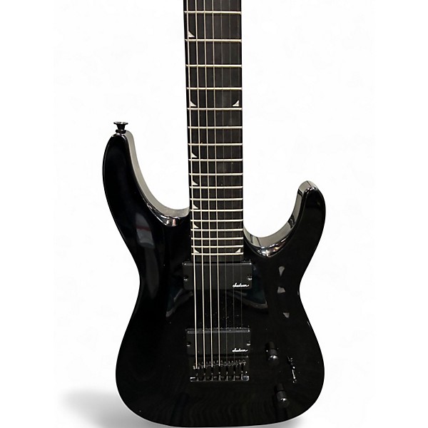 Used Jackson Dinky Arch Top JS22-7 DKA HT Black Solid Body Electric Guitar