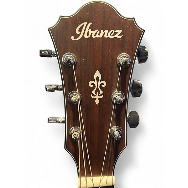 Used Ibanez AE140 Weathered Black Acoustic Electric Guitar