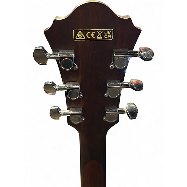 Used Ibanez AE140 Weathered Black Acoustic Electric Guitar