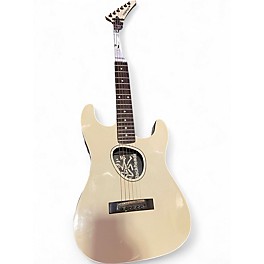Used Kramer FERRINGTON White Acoustic Electric Guitar