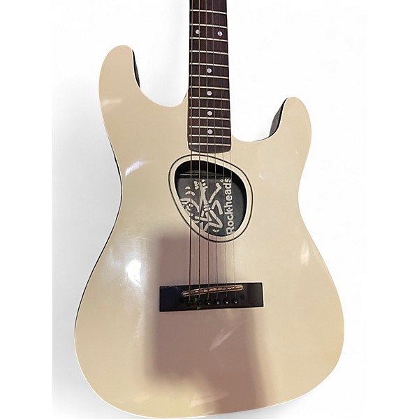 Used Kramer FERRINGTON White Acoustic Electric Guitar