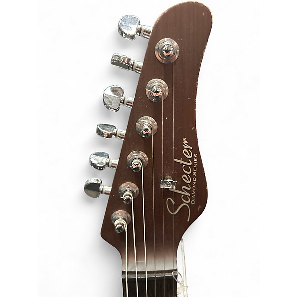 Used Schecter Guitar Research Nick Johnston Traditional HSS Atomic White Solid Body Electric Guitar