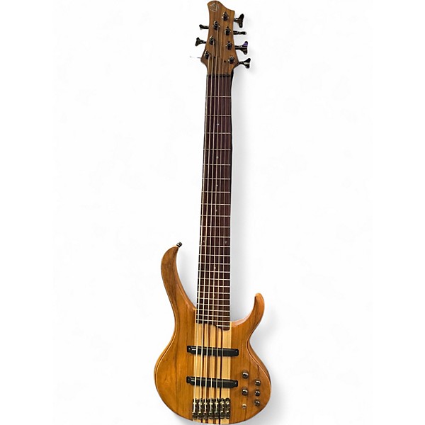 Used Ibanez BTB7 7 String Natural Electric Bass Guitar