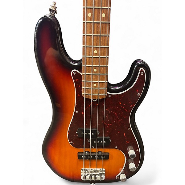 Used 1999 Fender American Standard PJ Bass 2 Color Sunburst Electric Bass Guitar