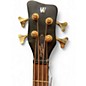 Used 2003 Warwick Pro Series Standard Corvette 4 String Trans Blue Electric Bass Guitar