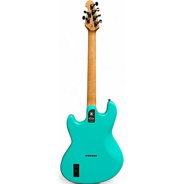 Used Ernie Ball Music Man Ryan "Fluff" Bruce Siganture Seafoam Green Solid Body Electric Guitar