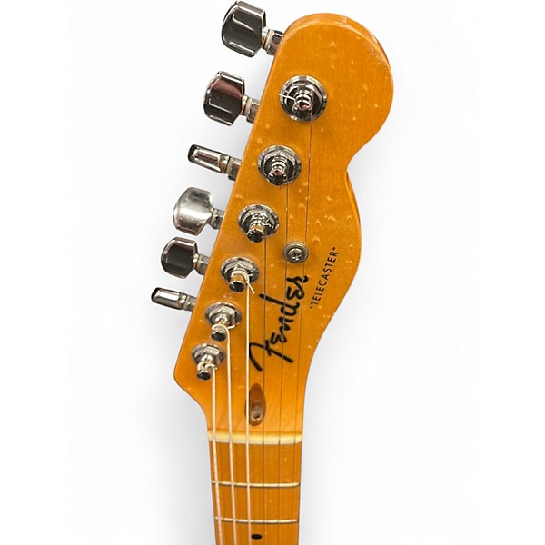 Used Fender Custom Classic Telecaster Crimson Red Trans Solid Body Electric Guitar