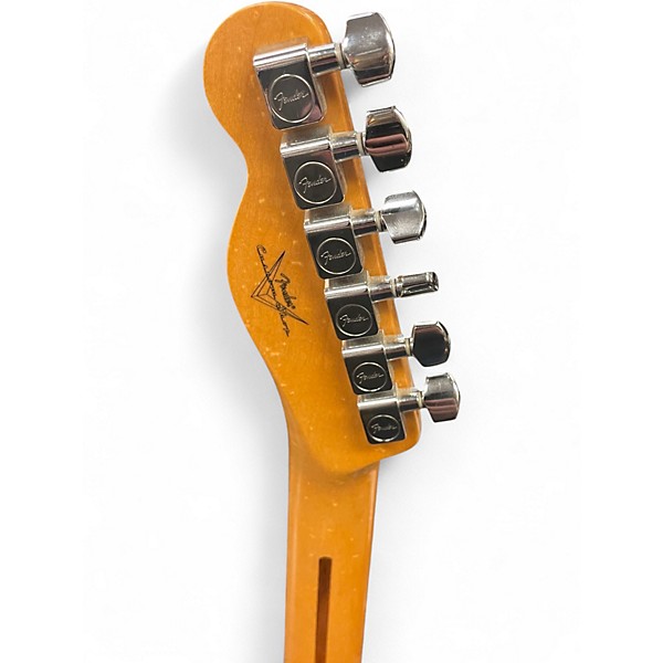 Used Fender Custom Classic Telecaster Crimson Red Trans Solid Body Electric Guitar