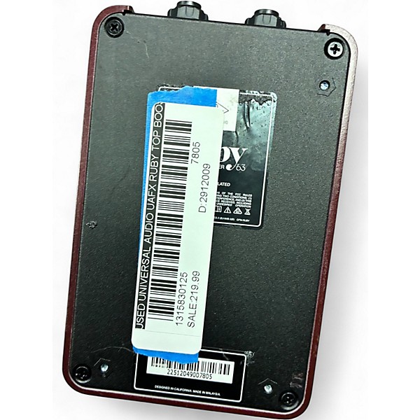 Used Universal Audio UAFX Ruby Top Boost Effect Pedal