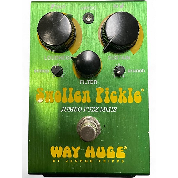 Used Way Huge Electronics WHE401 Swollen Pickle MKII Super Jumbo Fuzz Effect Pedal