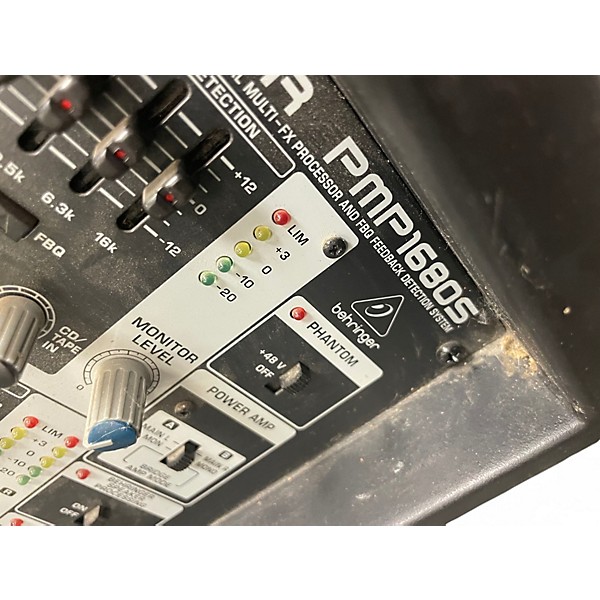 Used Behringer PMP1680S Powered Mixer