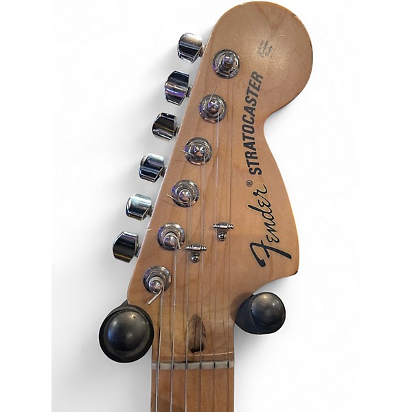 Used 2007 Fender Highway One Stratocaster Black Solid Body Electric Guitar