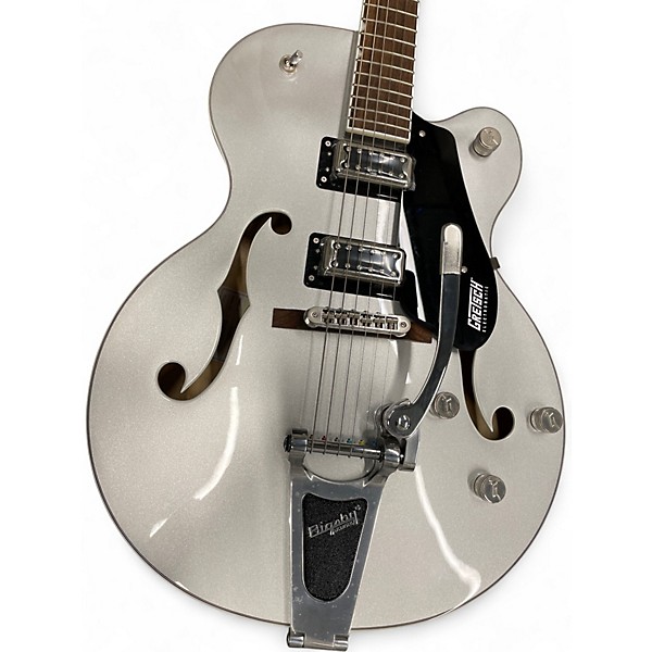 Used Gretsch Guitars G5420T Electromatic Silver Hollow Body Electric Guitar