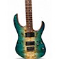 Used Ibanez RG421PB Green Solid Body Electric Guitar