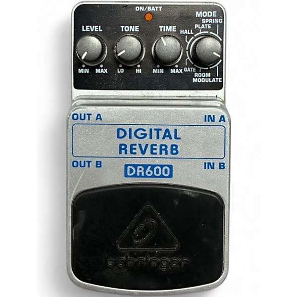 Used Behringer DR600 Digital Stereo Reverb Effect Pedal