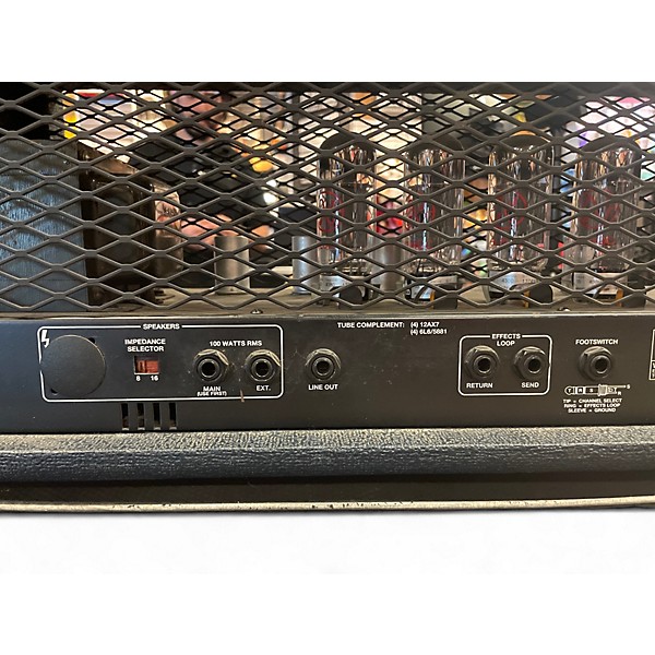 Used Crate BV120H Blue Voodoo 120W Tube Guitar Amp Head