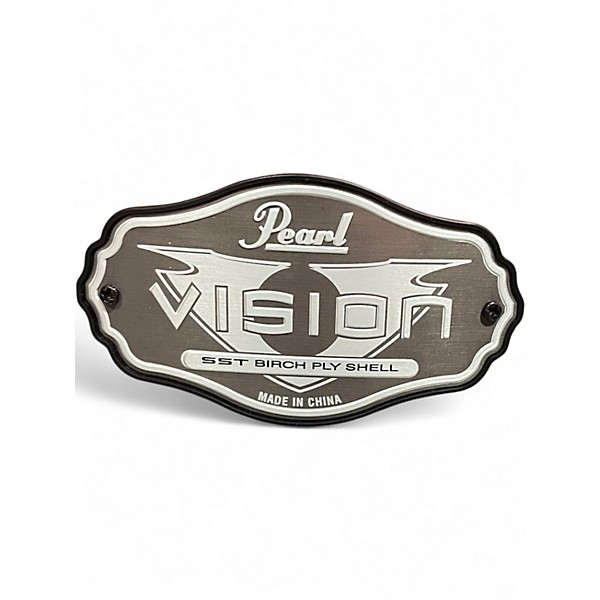 Used Pearl 5 Piece Vision Metallic Orange Drum Kit