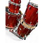 Used Pearl 5 Piece Vision Metallic Orange Drum Kit