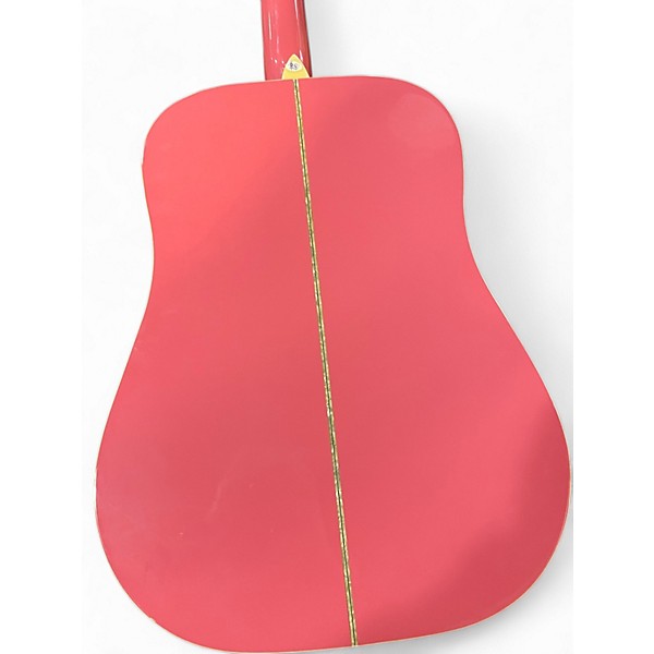 Used Oscar Schmidt OG1P-A PINK Acoustic Guitar