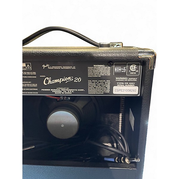 Used Fender Champion 20 Guitar Combo Amp