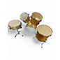 Used Ludwig 5 Piece element evolution gold sparkle Drum Kit