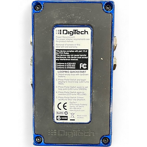 Used DigiTech JMSXT JamMan Solo XT Looper Pedal