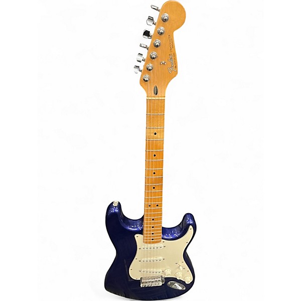 Used 1999 Fender Standard Stratocaster Purple Solid Body Electric Guitar