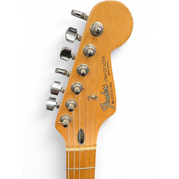 Used 1999 Fender Standard Stratocaster Purple Solid Body Electric Guitar