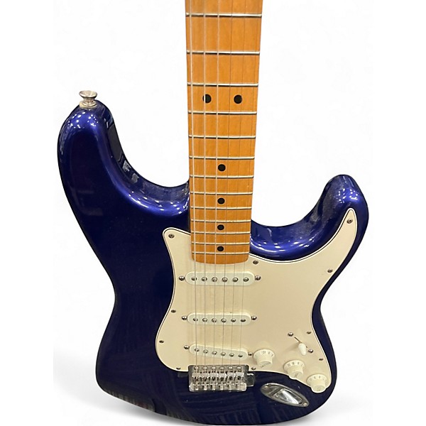 Used 1999 Fender Standard Stratocaster Purple Solid Body Electric Guitar