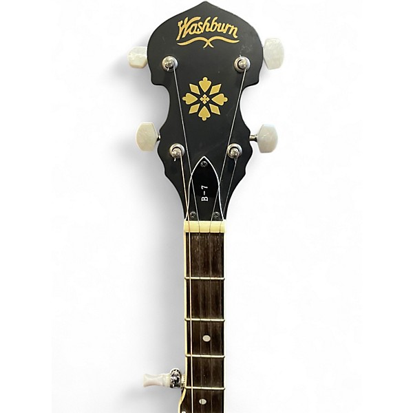 Used Washburn B7 Brown Banjo