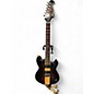 Vintage 1980s Aria TS-400 BLACK AND BROWN Solid Body Electric Guitar thumbnail