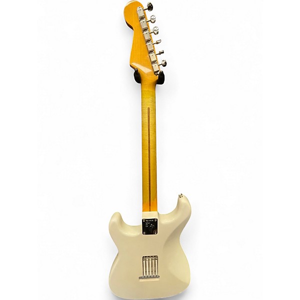 Used Fender Artist Series Eric Johnson Stratocaster White Blonde Solid Body Electric Guitar