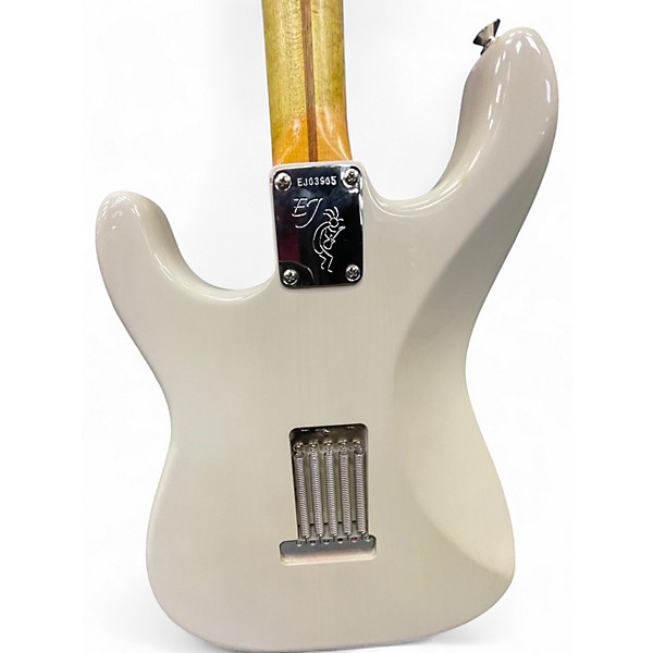 Used Fender Artist Series Eric Johnson Stratocaster White Blonde Solid Body Electric Guitar