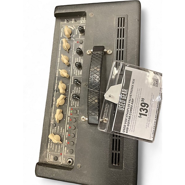 Used VOX VT40Plus Valvetronix 1x10 40W Guitar Combo Amp