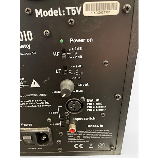 Used ADAM Audio T5V PAIR Powered Monitor