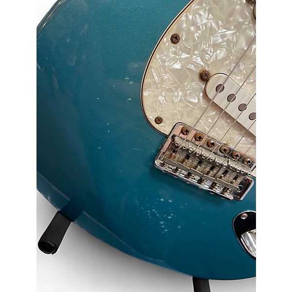 Used Fender Deluxe Power House Stratocaster Lake Placid Blue Solid Body Electric Guitar