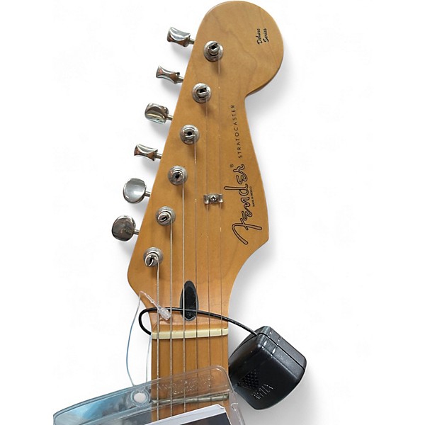 Used Fender Deluxe Power House Stratocaster Lake Placid Blue Solid Body Electric Guitar