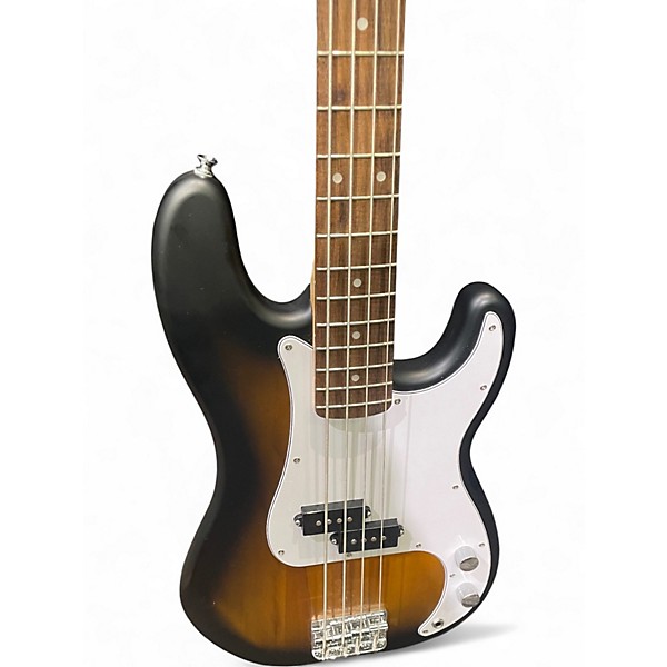Used Squier Debut Collection Precision Bass 2 Color Sunburst Electric Bass Guitar