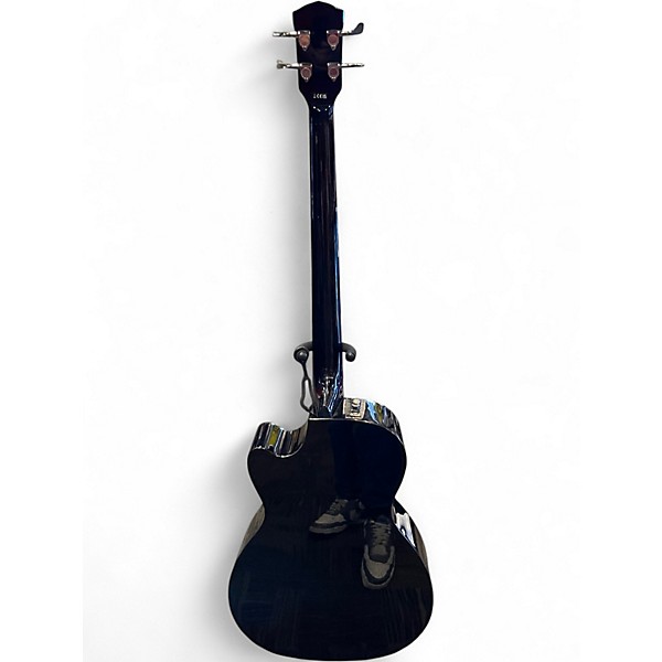 Used Fender CB60SCE Black Acoustic Bass Guitar