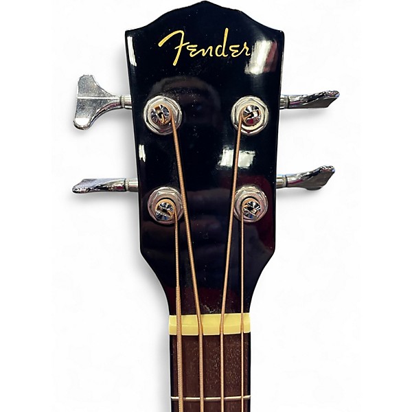 Used Fender CB60SCE Black Acoustic Bass Guitar