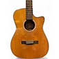 Used Fender CF140SCE Folk Natural Acoustic Electric Guitar
