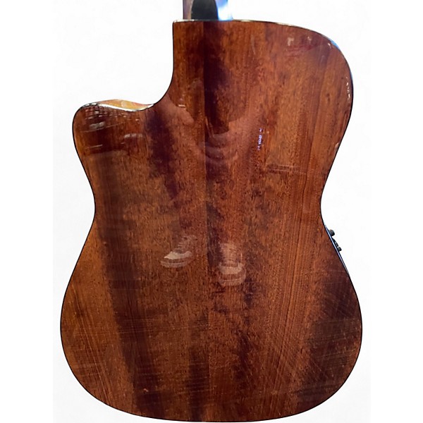 Used Fender CF140SCE Folk Natural Acoustic Electric Guitar