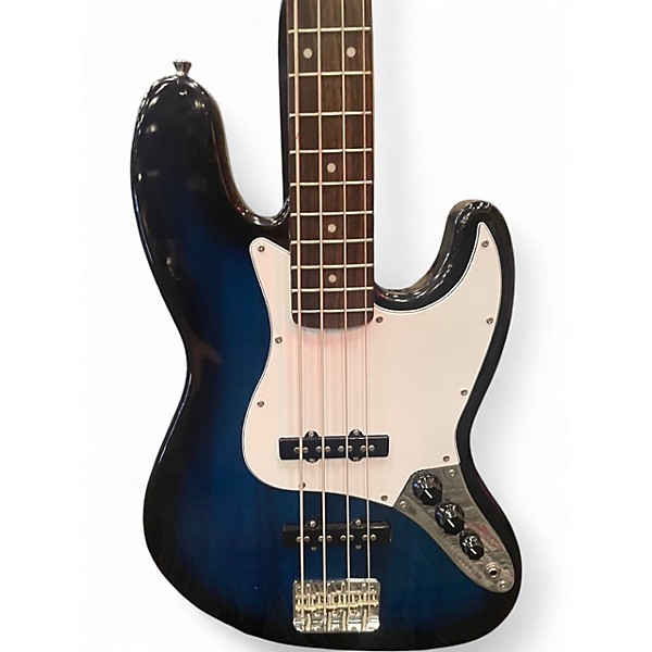 Used Squier Affinity Jazz Bass Blue Burst Electric Bass Guitar