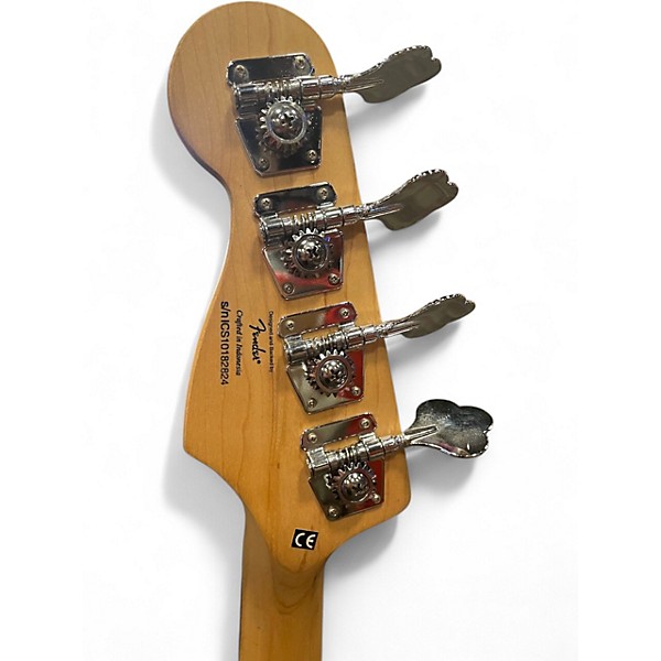 Used Squier Affinity Jazz Bass Blue Burst Electric Bass Guitar