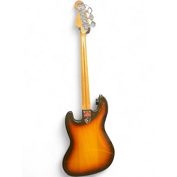 Vintage 1979 Fender 1970S Jazz Bass 3 Color Sunburst Electric Bass Guitar